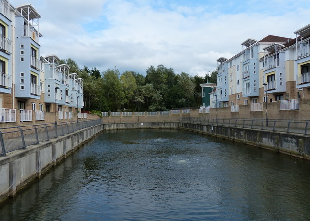 Apartments and dock at South Shields