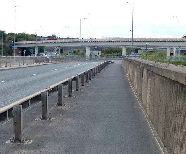 A185 crossing the River Don in Jarrow