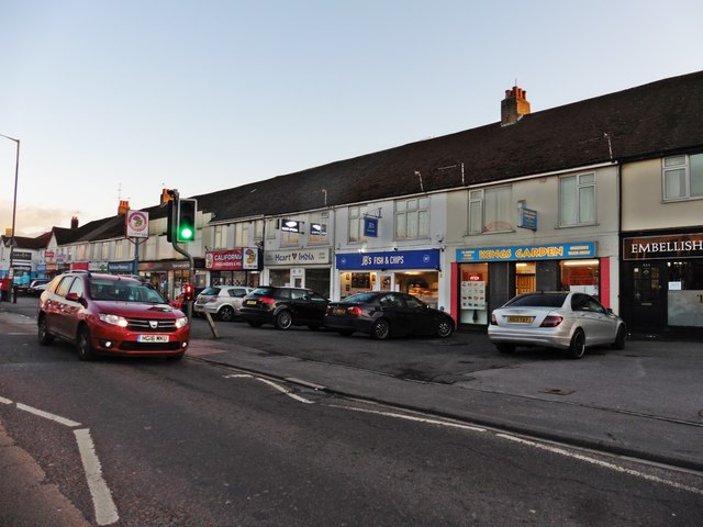 Parade of shops on Wallisdown Road © Roger Cornfoot :: Geograph Britain ...