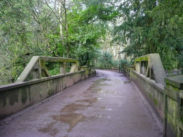 Bridge on an estate road, Elvaston Castle
