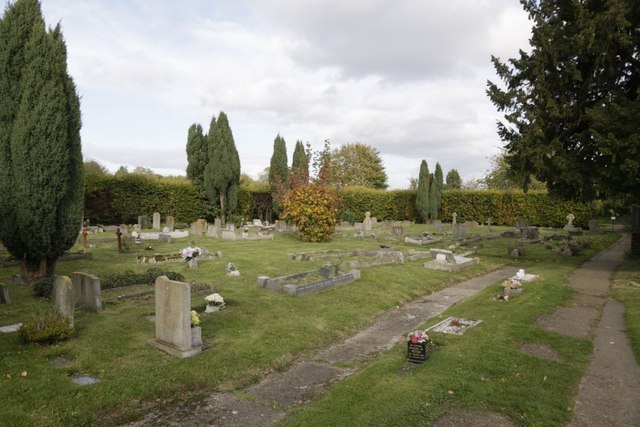 Far end of the churchyard