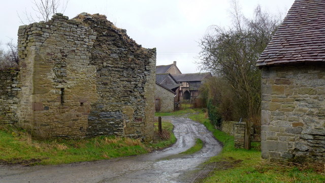 A glimpse of Wigmore Abbey