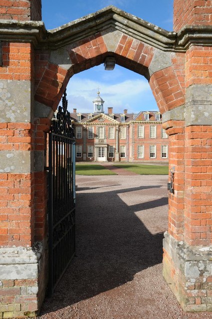 Hanbury Hall viewed through an Arch