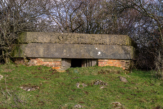 WWII Somerset: a walk around the airfield of RAF Charmy Down - pillbox #4 (14)