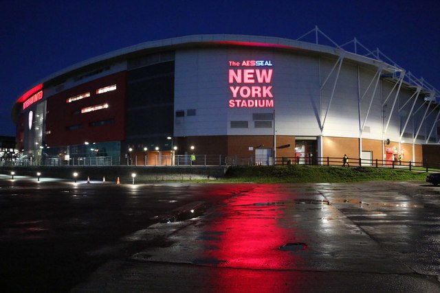 The New York Stadium in Rotherham © Steve Daniels :: Geograph Britain ...