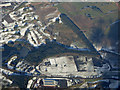 Former Lanark racecourse from the air