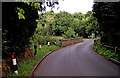 Caunsall Road by the River Stour in Worcestershire