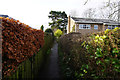 Path leading to Main Street, Upper Poppleton