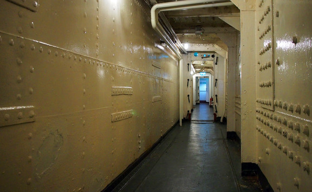 Passageway, HMS 'Caroline', Belfast