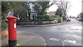 Post Box in Sandford Road at Junction with Church Road