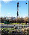 Telecoms mast in Doxford International Business Park