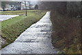 River Ebbw Fach by car park, Abertillery Park