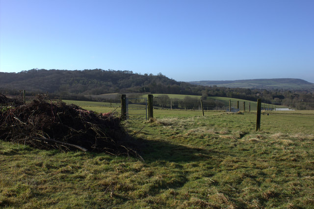 View from North Bucks way towards Whiteleaf Hill