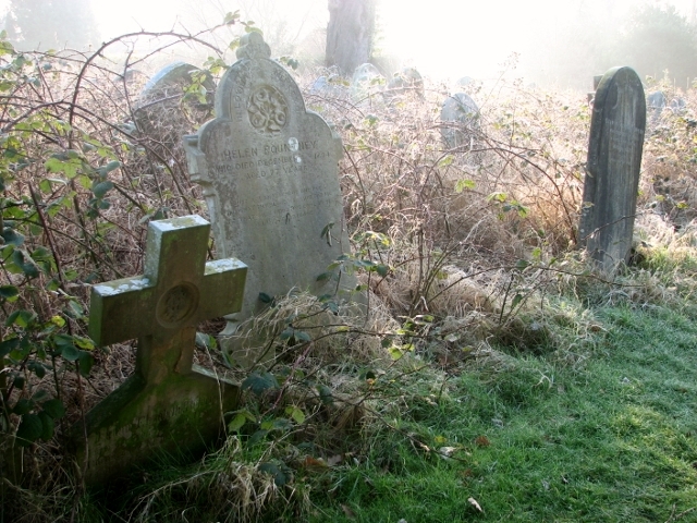 Overgrown graves in Thorpe cemetery © Evelyn Simak :: Geograph Britain ...