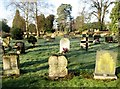 The eastern section of Thorpe cemetery