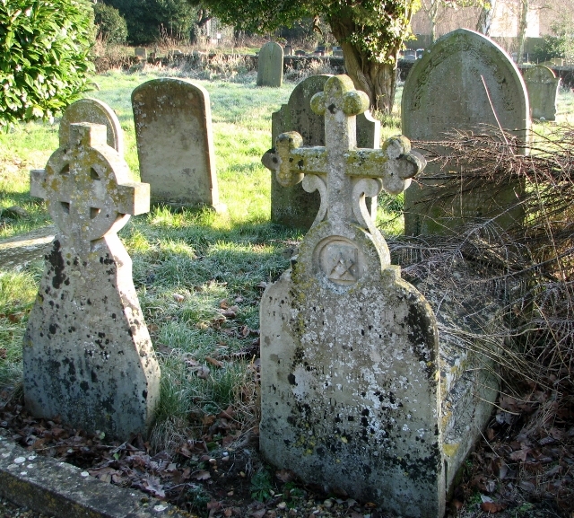 19th century graves in Thorpe cemetery