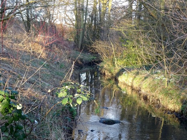 Chaddesden Brook © Ian Calderwood cc-by-sa/2.0 :: Geograph Britain and ...