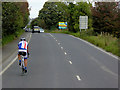 Cyclist on Buncrana Road