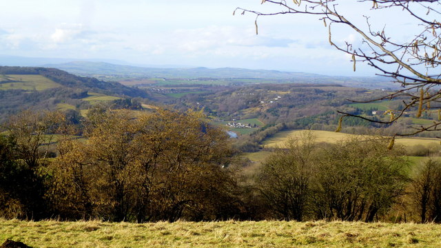 View to the Wye valley, and beyond