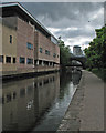 Court, canal and clouds