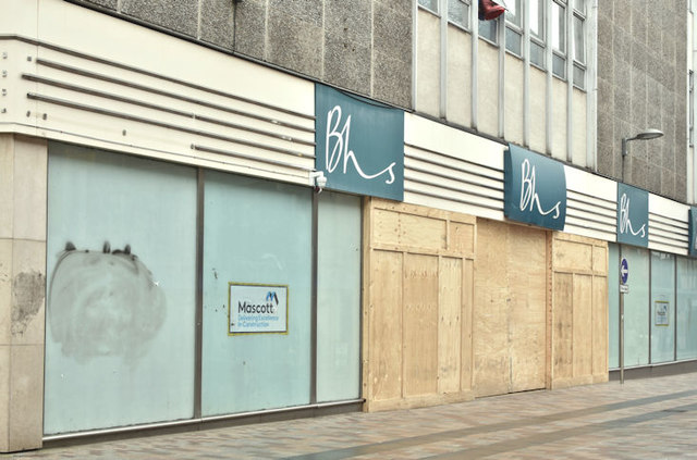 Former BHS (British Home Stores), Belfast - February 2018(2)