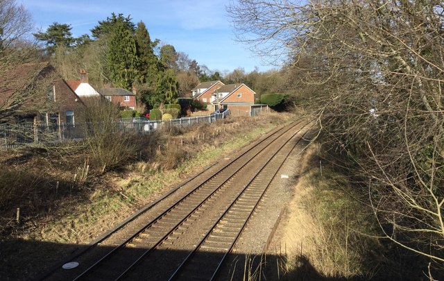 Railway Tracks at Jarvis Brook