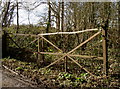 Barred gate at The Batch