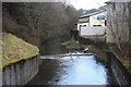 River Ebbw Fach behind disused Railway Inn