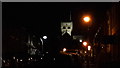 Pageant Road, St Albans and the floodlit cathedral bell tower