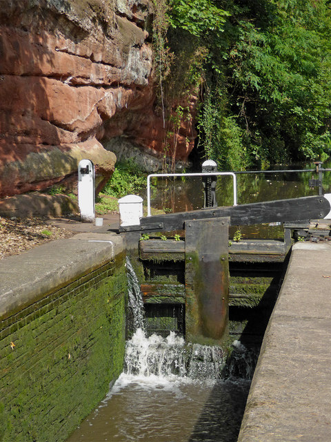 Caldwall Lock near Kidderminster in Worcestershire