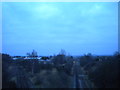 Railways west of Retford at twilight