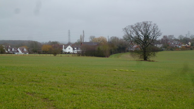 Over the fields to Broad Green