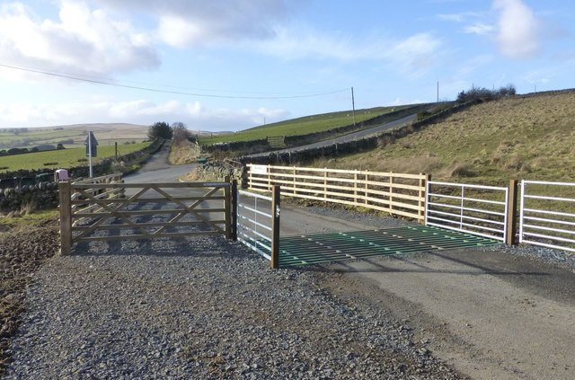 New gates and cattle grid 