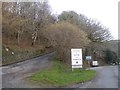 Welcome sign for Lynton and Lynmouth