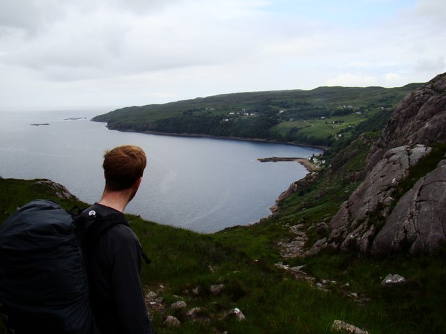 Beginning the descent to Lower Diabaig