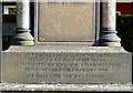 Leigh Family Tomb (West Face): Lower inscription