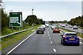 North Wales Expressway approaching Junction 24 (Abergele)