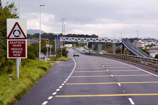 North Wales Expressway near to Llanfairfechan