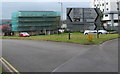 Direction signs at a Cwmbran junction