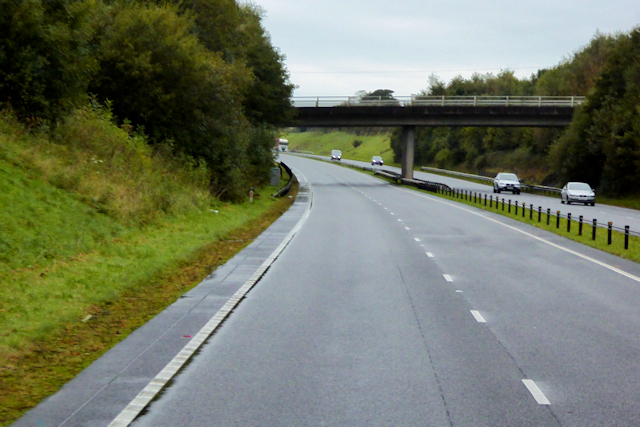 Bridge over the North Wales Expressway, west of Llanfairpwllgwyngyll