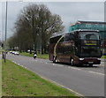 Megabus Gold coach in Southville, Cwmbran