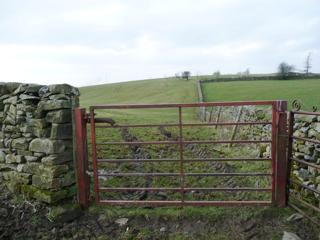 Gate on the bridleway to High Bentham
