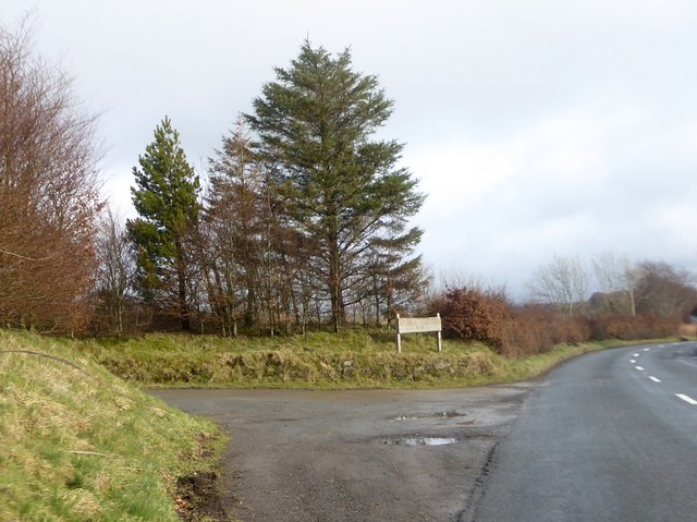 Entrance to Higher Riscombe Farm