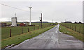 Road past Lowermoor Water Treatment Works