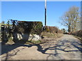 Unclassified road north of Llanarmon yn I