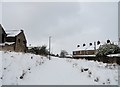 Snowy footpath at Leadgate