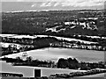 Tyne valley west of Ryton (monochrome)