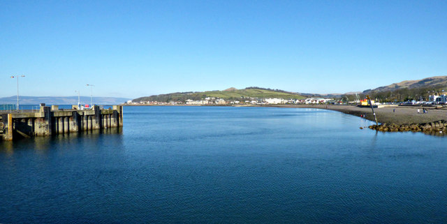 Largs harbour and pier