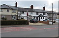 Row of houses alongside The Highway, Croesyceiliog, Cwmbran