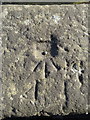 Rivet bench mark on Llanarmon yn Ial bridge